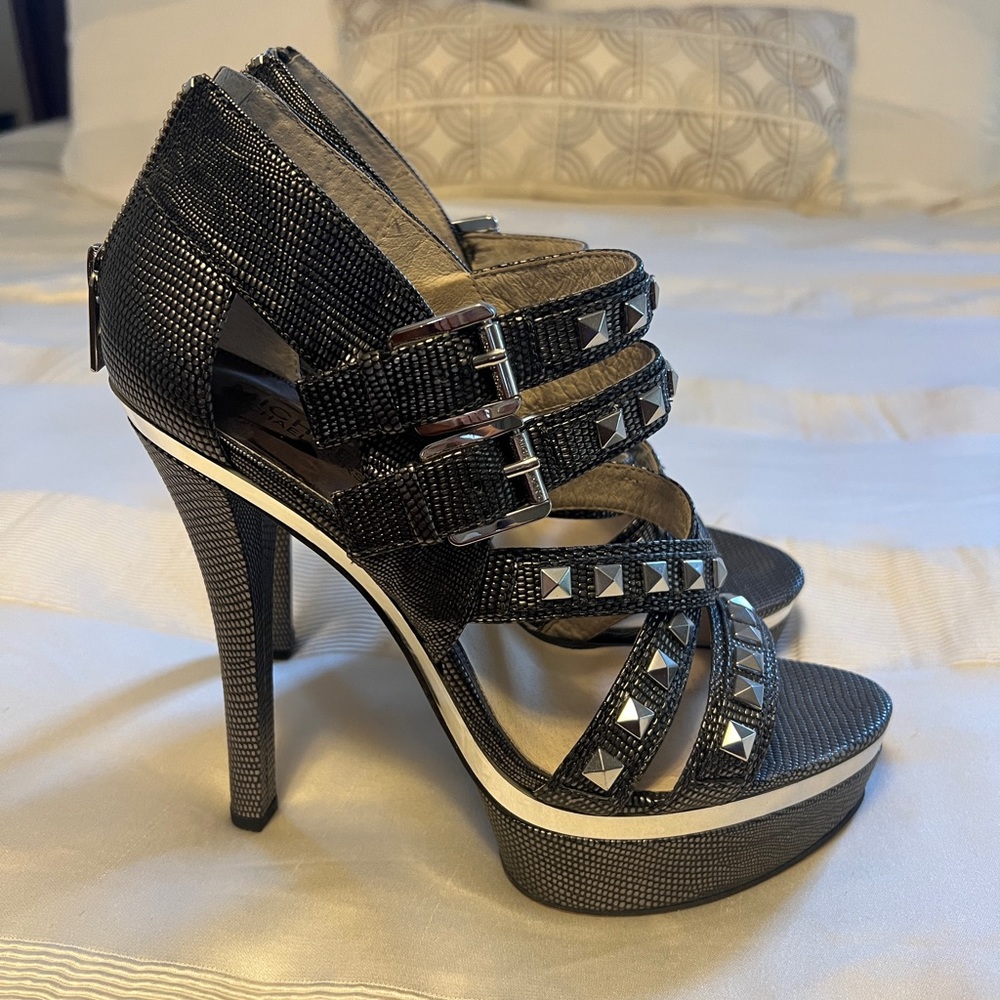 Michael Kors studded platform heels